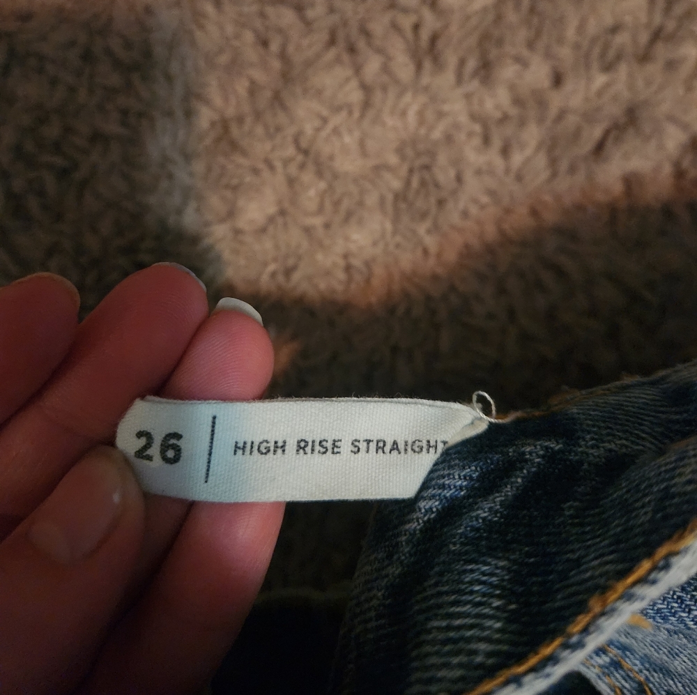 Pacsun High Rise Straight Jeans - Picture 2 of 3